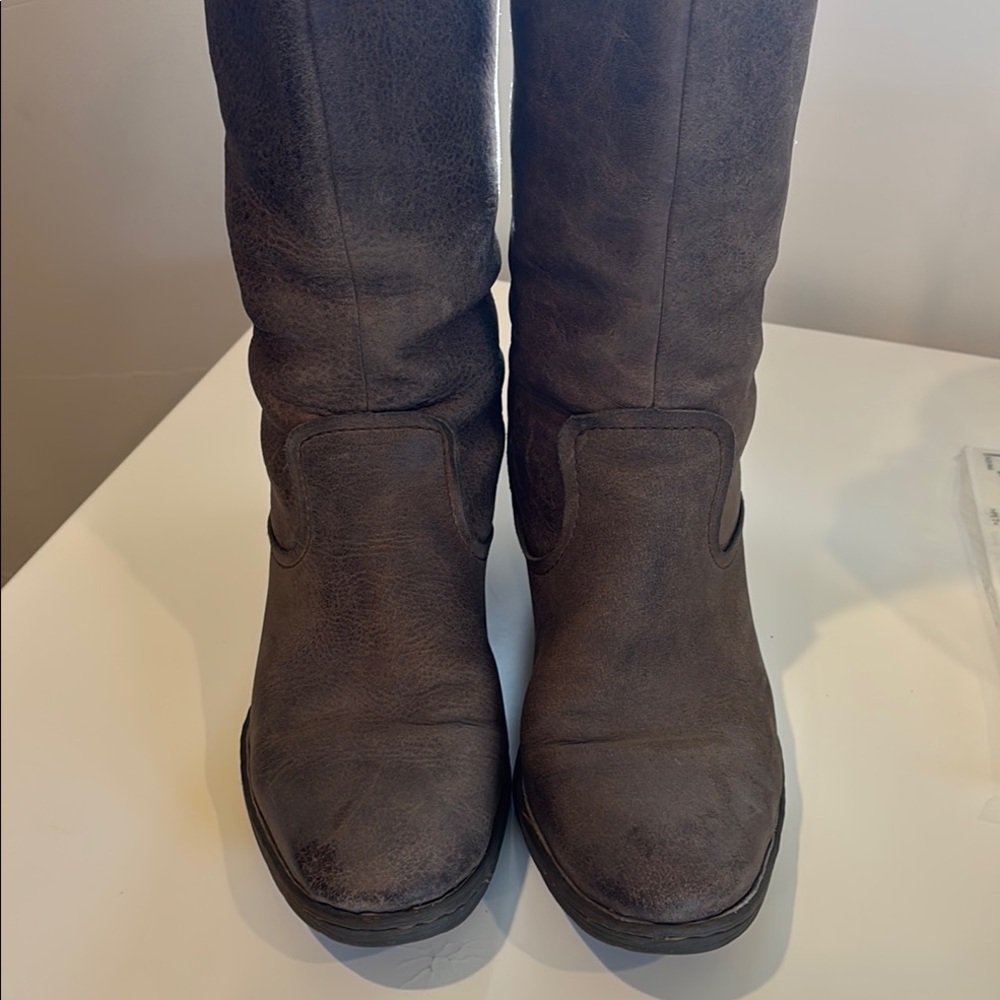 Brown Knee-High Boots